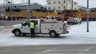 WHOI Peoria- Freight Train Derailment in Normal 02.14. 2021