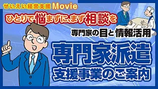 専門家の目と情報活用　専門家派遣支援事業のご案内