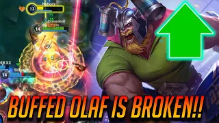 WILD RIFT BUFFED OLAF IS INSANE AGAIN (NEW PATCH 5.1A)