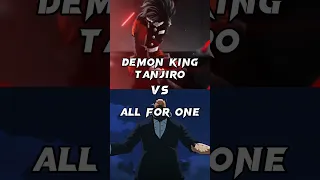 Tanjiro, yorichii, DKT Vs Deku, all might and AFO (#whoisstrongest ) #demonslayer #myheroacademia