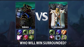 Invoker vs Thrall | 1 x 1 | 25 lvl | full slots | who will beat?