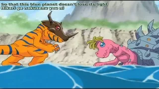 Digimon Adventure - Greymon vs Shellmon (Eng Sub)