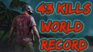 43+ kills ALMOST NEW WORLD RECORD! | 43 KILLS SOLO vs SQUADS | PUBG Mobile