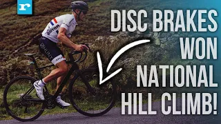 A Closer Look At The National Hill Climb Winning Bike - Are Rim Brakes DEAD!?