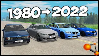 ДЕД И ВНУК! Битва ПОКОЛЕНИЙ BMW M5! - BeamNg Drive