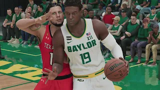 Baylor vs Texas Tech - College Basketball 1/11/2022 - NCAA Full Game Highlights - NBA 2K22 Sim