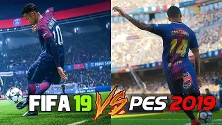 PES 2019 лучше FIFA 19? Давайте разберемся!