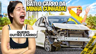 BATI O CARRO DA MINHA CUNHADA *Deu ruim