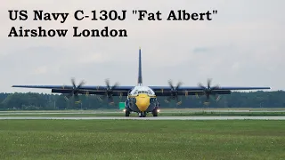 US Navy C-130J "Fat Albert" Demo - Airshow London - 2021-08-28.