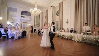 Amazing first wedding dance! Gramofone Waltz - Eugen Doga and Vse se lahko zgodi - Klara Jazbec