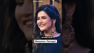 munawar Faruqui best shayri to zareen khan #shorts #subscribe#shayari #biggboss17 #bigbosswinner