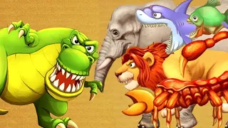 T-rex vs Animals - Animals vs The Buddy | KICK THE BUDDY