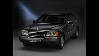 メルセデスベンツ Sクラス(W140) ビデオカタログ 1991 Mercedes-Benz S-Class promotional video in JAPAN