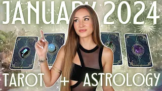 Your JANUARY 2024 Month in Detail • Astrology & Pick a Card •