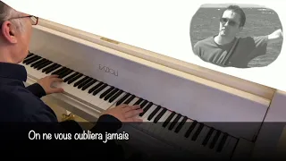 Hugues Aufray - Adieu Monsieur le Professeur (Hommage à Samuel Paty) - Piano