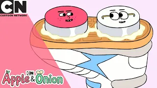 Apple & Onion | Walking on the Ceiling  | Cartoon Network UK