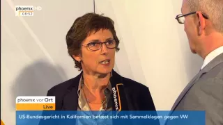 Flüchtlingskrise: Britta Haßelmann und Michael Grosse-Bröhmer im Interview am 24.09.2015