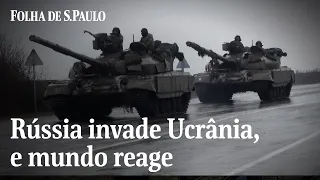 Mundo reage à guerra da Rússia na Ucrânia | CENAS DA GUERRA