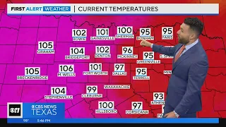 First Weather Alert: North Texas reaches temperatures over 100 degrees