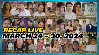 MARCH 24 - 30, 2024🔴RECAP LIVE🔴KATHRYN & ALDEN LOVE STORY🔴KATHNIEL BREAK-UP 🔴KARLA ESTRADA MOMMY MIN