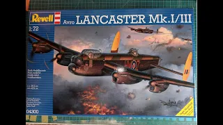 AVRO LANCASTER MK III, REVELL 1/72 FULL BUILD