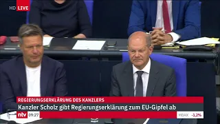 Bundestag LIVE: Regierungserklärung von Bundeskanzler Olaf Scholz