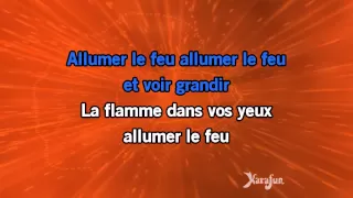 Karaoké Allumer le feu (Stade de France 2009) - Johnny Hallyday *