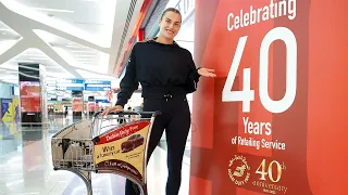 Aryna Sabalenka enjoys shopping spree at Dubai Duty Free