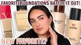 DO I HAVE A NEW FAVORITE FOUNDATION? I TESTED MY FAVORITE FOUNDATIONS AGAINST EACH OTHER!