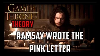 Ramsay Wrote the Pink Letter: ASOIAF THEORY