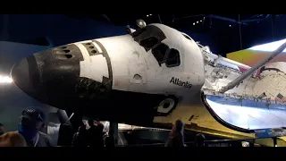 Space shuttle Atlantis Exhibit Reveal 3/17/2021 During Pandemic 😷