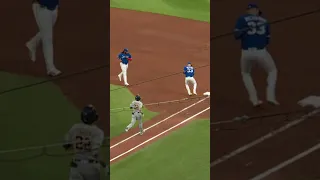 Vlad Guerrero Jr. THROWS HIS GLOVE to First Base!! #mlb #baseball