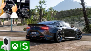 Forza Horizon 5 (Xbox Series S) LEXUS LC500 | Steering Wheel Gameplay