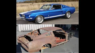 Full build: 1967 Ford GT500 Mustang fastback  step by step build by MetalWorks. Restoration.