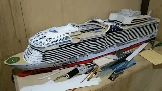 Homemade Cruise Ship Wonder of the Seas in progress!