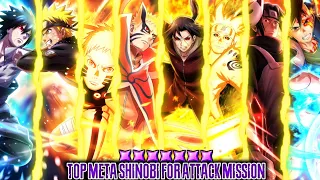 Top Tier List Meta Shinobi For Attack Mission!! - Naruto x Boruto Ninja Voltage