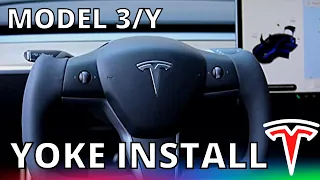 Tesla Model 3/Y Heated Yoke Install - How to do it in 10 minutes!