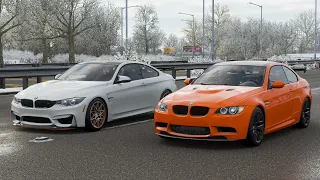 Forza Horizon 4 Drag race: BMW M3 GTS vs BMW M4 GTS