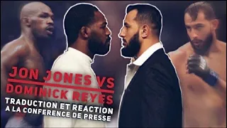 JON JONES VS DOMINICK REYES : C'ÉTAIT CHAUD PENDANT LA CONFÉRENCE DE PRESSE !!!