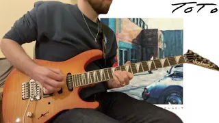 TOTO - Can't Stand It Any Longer (Guitar Cover)