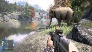 Far Cry 4 - Elephant vs Crocodile