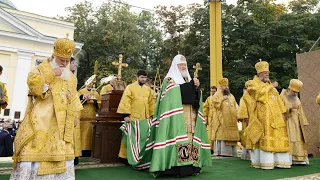 Слово Святейшего Патриарха Кирилла после молебна на площади Александра Невского в Санкт Петербурге .