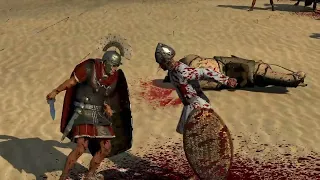AETERNA ROMA! Romans vs Garamatians. Total War Cinematic Battle.
