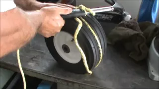 How to fix a flat wheelbarrow tire