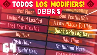 TODOS los 64 MODIFIERS de DOORS! 🚪| DOORS ROBLOX I SHOWCASE MODIFIERS I GUIA