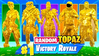 The *RANDOM* GOLD TOPAZ Challenge in Fortnite!