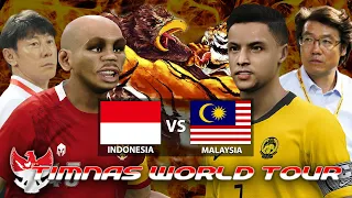INDONESIA VS MALAYSIA | RIVAL ABADI & DERBY NUSANTARA ! PERTANDINGAN PANAS DI TIMNAS WORLD TOUR 2022