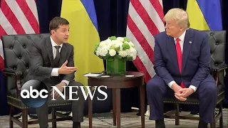 Trump sits down with Ukrainian president | ABC News