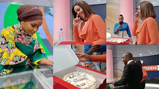 She Cried! How Lulu Hassan And Rashid Abdallah Surprised Victoria Rubadiri on Her Birthday on air