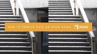 How to remove rain or snow using Nuke